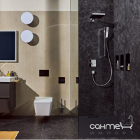 Змішувач-термостат прихованого монтажу на 2 споживачі Hansgrohe ShowerSelect Comfort E 15578000 хром