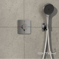 Змішувач-термостат прихованого монтажу на 2 споживачі Hansgrohe ShowerSelect Comfort Q 15586000 хром