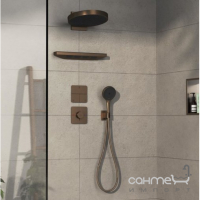 Перемикач режимів прихованого монтажу Hansgrohe ShowerSelect Comfort Q 15587140 бронза