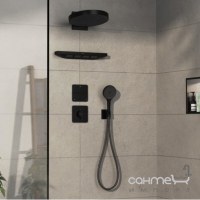 Перемикач режимів прихованого монтажу Hansgrohe ShowerSelect Comfort Q 15587670 матовий чорний