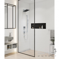 Верхній душ з настінним кронштейном Hansgrohe Pulsify E 260 2jet EcoSmart 24351000 хром, 2 режими