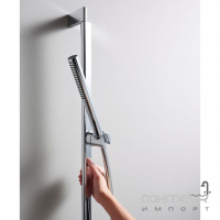 Душевой гарнитур Hansgrohe Pulsify E 100 1jet EcoSmart+ Unica 90 24383000 хром