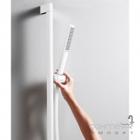 Душевой гарнитур Hansgrohe Pulsify E 100 1jet EcoSmart+ Unica 90 24383700 матовый белый