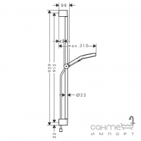 Душовий гарнітур Hansgrohe Rainfinity 130 3j S Puro 900 28743000 хром