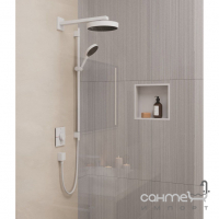 Душевой гарнитур Hansgrohe Rainfinity 130 3j S Puro EcoSmart 900 28744700 матовый белый