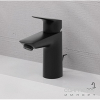 Смеситель для раковины Hansgrohe Logis 100 CoolStart 71103670 матовый черный