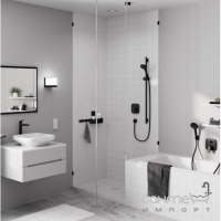 Смеситель для душа скрытого монтажа Hansgrohe Logis 71605670 матовый черный