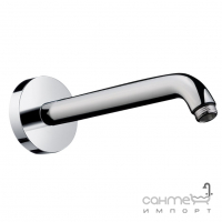 Настенный кронштейн для верхнего душа Hansgrohe DN15 230 mm 27412820 никель браш