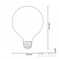 Світлодіодна лампочка Goldlux G95 7,5W 3000K 1055Lm 308580