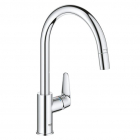 Смеситель для кухни с вытяжным изливом Grohe BauCurve 30547000 хром