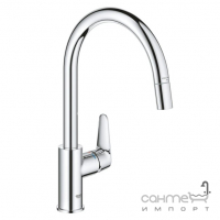 Смеситель для кухни с вытяжным изливом Grohe BauCurve 30547000 хром