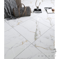 Керамогранит под мрамор Ceramica Deseo Destiny Matt White 600x600