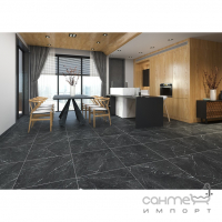 Керамогранит под мрамор Ceramica Deseo Black Marble BMС580 600x600