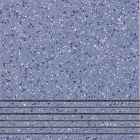 Плитка для сходів, з насічкою 296x296x10 R10/A Stroeher Secuton 8850 TS 44 azure (синя)