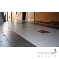 Плитка для підлоги з зернистою поверхнею 196x196x10 R11/B Stroeher Secuton 8816 TS 60 grey (сіра)