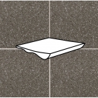 Фігурна плитка для душових піддонів 196x196x10-20 Stroeher Secuton 8620 TS 80 anthracite (чорна)