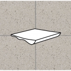 Фігурна плитка для душових піддонів, стік 196x196x10-20 Stroeher Secuton 8620 TS 60 grey (сіра)
