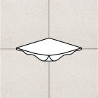 Фигурная плитка для душевых поддонов, уголок 196x196x10-20 Stroeher Secuton 8625 TS 10 white (белая)