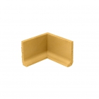 Плинтус угловой, 2 части, внутренний 120x96x12 Stroeher Stalotec 4004 320 sand yellow (желтый)