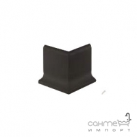Плинтус угловой, 2 части, внешний 120x96x12 Stroeher Stalotec 4004 330 graphite (черный)