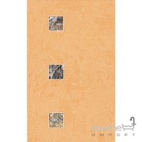 Плитка настенная декор Cersanit Wenga Giallo 25х40