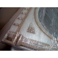 Дзеркало Атол (Ольвія) Наполеон-185 білі перли, патина золото