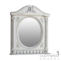 Дзеркало Атол (Ольвія) Наполеон-185 білі перли, патина срібло