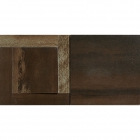 Плитка декор 30x60 Apavisa Metal 2.0 G-1870 Decor Ramp Oxidum Lappato (коричневая)