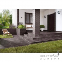 Плитка ступень угловая 30x30 Opoczno Solar Brown Corner Steptread Structure