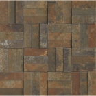 Мозаика 30х30 Apavisa Xtreme G-1942 Mosaico Brick Copper Lappato (коричневая)