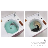 Тумба з подвійною раковиною для прання Colavene Active Wash Dinamico 100x55 колір на вибір