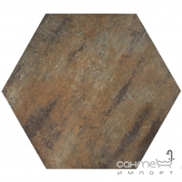 Плитка для підлоги 60х52 Apavisa Xtreme G-1506 Hexagonal L-34,38 cm Copper Lappato (коричнева)