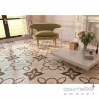 Плитка для підлоги 43x43 Opoczno Santorini Circle Marble beige MCSC03L