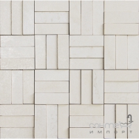 Мозаика 30х30 Apavisa Xtreme G-1942 Mosaico Brick White Lappato (белая)
