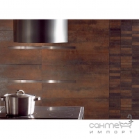 Плитка напольная 30x120 Apavisa Metal G-1576 Natural Copper (коричневая)