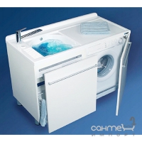 Тумба з раковиною для прання Colavene Active Wash 130x66 лівостороння колір на вибір