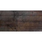 Плитка, декор 30x60 Apavisa Metal Preincision 7,5x60 G-1426 Lappato Titanium (черно-серая)