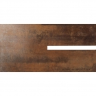 Плитка декор 30x60 Apavisa Metal Inserto 2,5x30 G-227 Lappato Copper (коричнева)