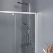 Шторки для ванн с прозрачными стёклами